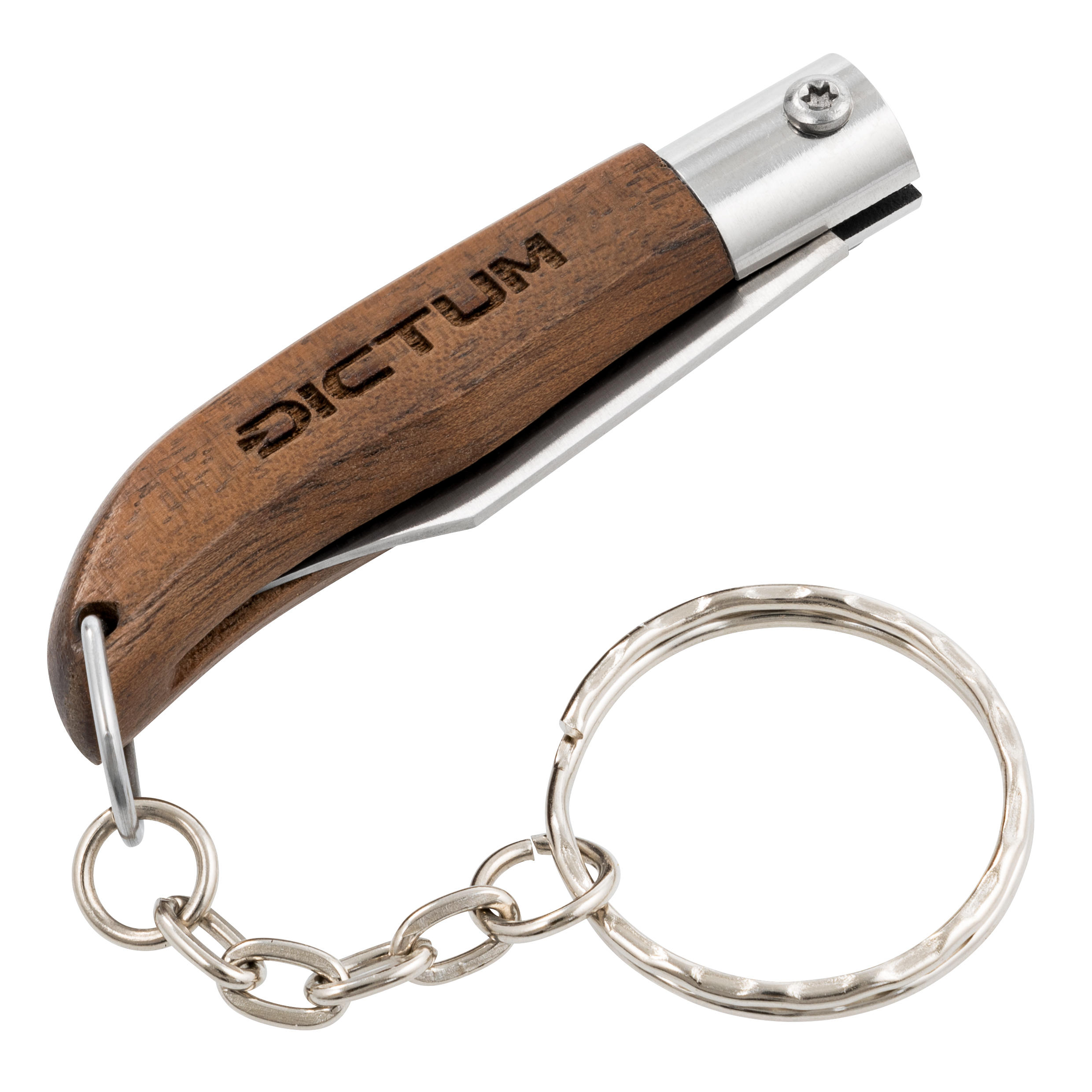 DICTUM®/MAIN Klappmesser mit Schlüsselanhänger