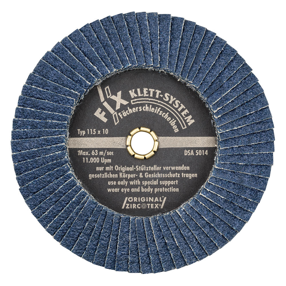 Disque à lamelles FIX KLETT Cool Top Eisenblätter, 115 mm, grain 40