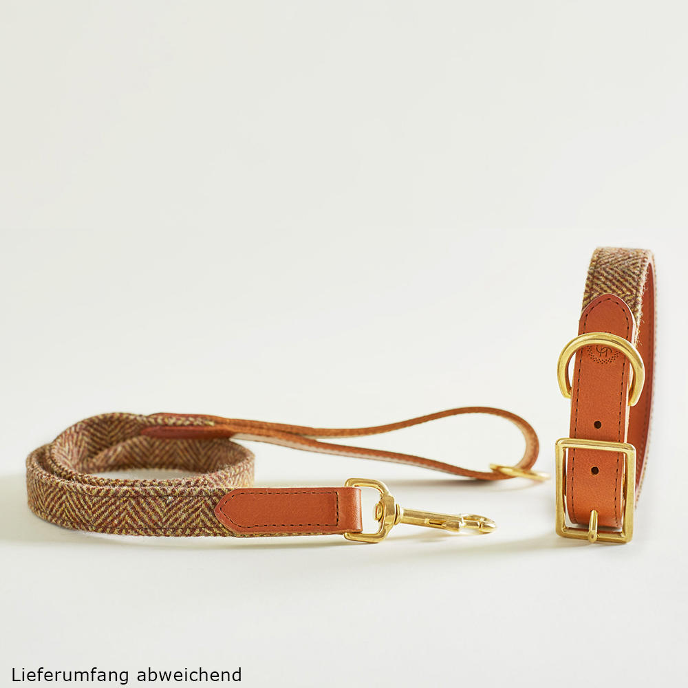 Laisse de chien Helen Wells » Tweed Classic «, beech, 80 cm 