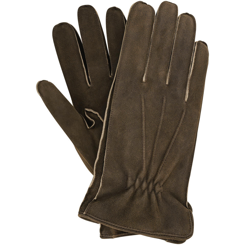 Gants pour homme » Reno «, velours de chèvre, doublure cachemire