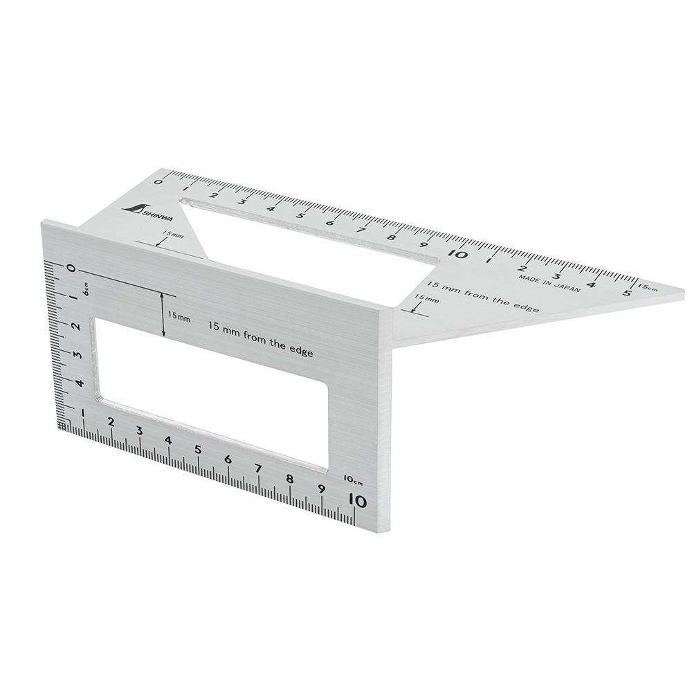 Squadra obliqua 3-D Shinwa®, squadra a 45/90°