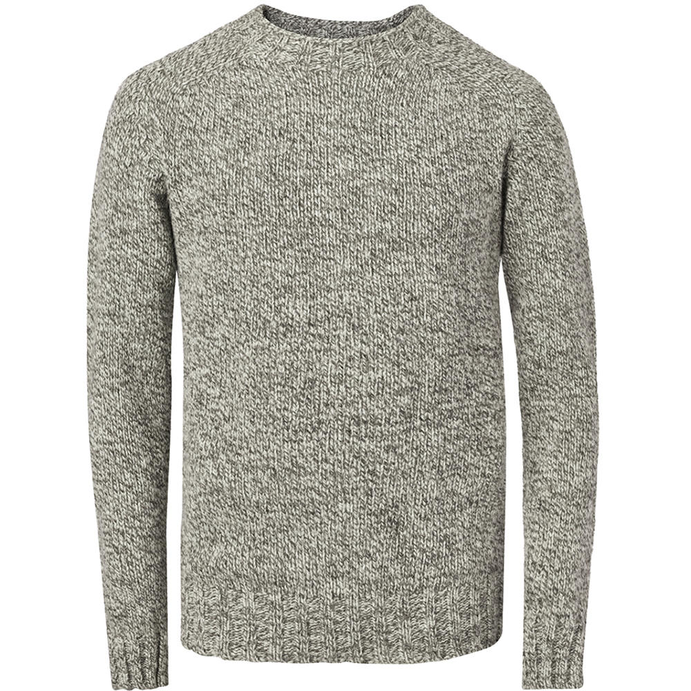 Harley Herren Pullover British Wool, graubeige