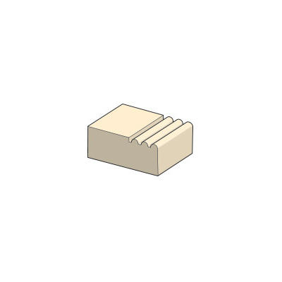 Fer pour reliefs à quatre dents pour rabot combiné Veritas®, 3/16 pouce, PM-V11