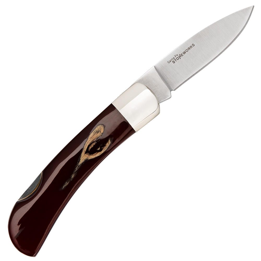 Stoneworks Folding Knife, Cactus, Red