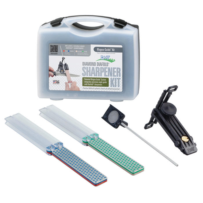 Sistema di affilatura DMT® Diafold® Magna-Guide™, set, 4 pezzi