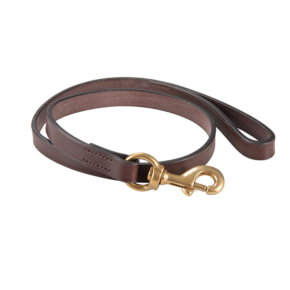 Hardy & Parsons Hundeleine, Bridle Leather, dunkelbraun