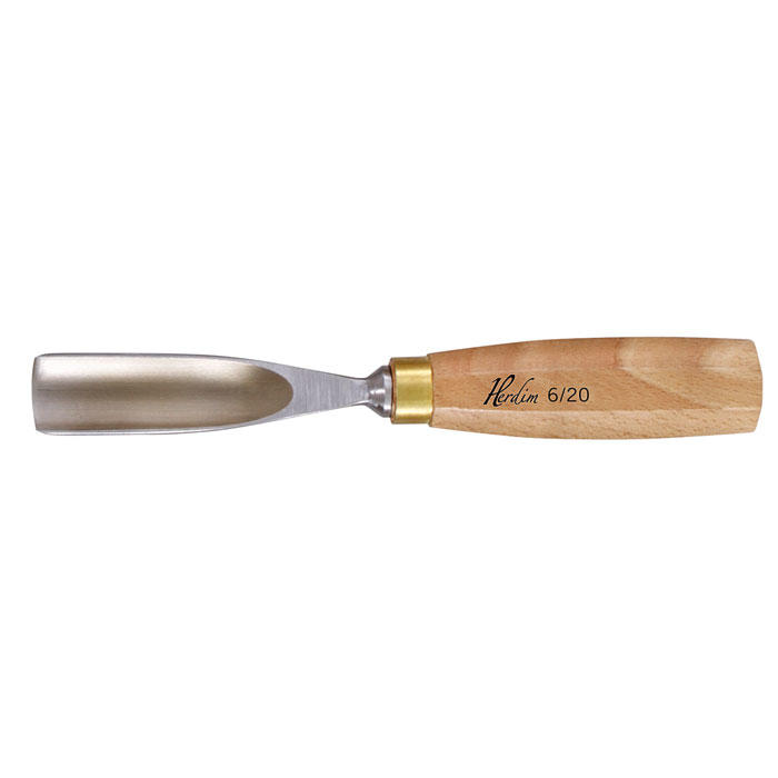 Sgorbia per liuteria Herdim®, incisione 6 / 20 mm