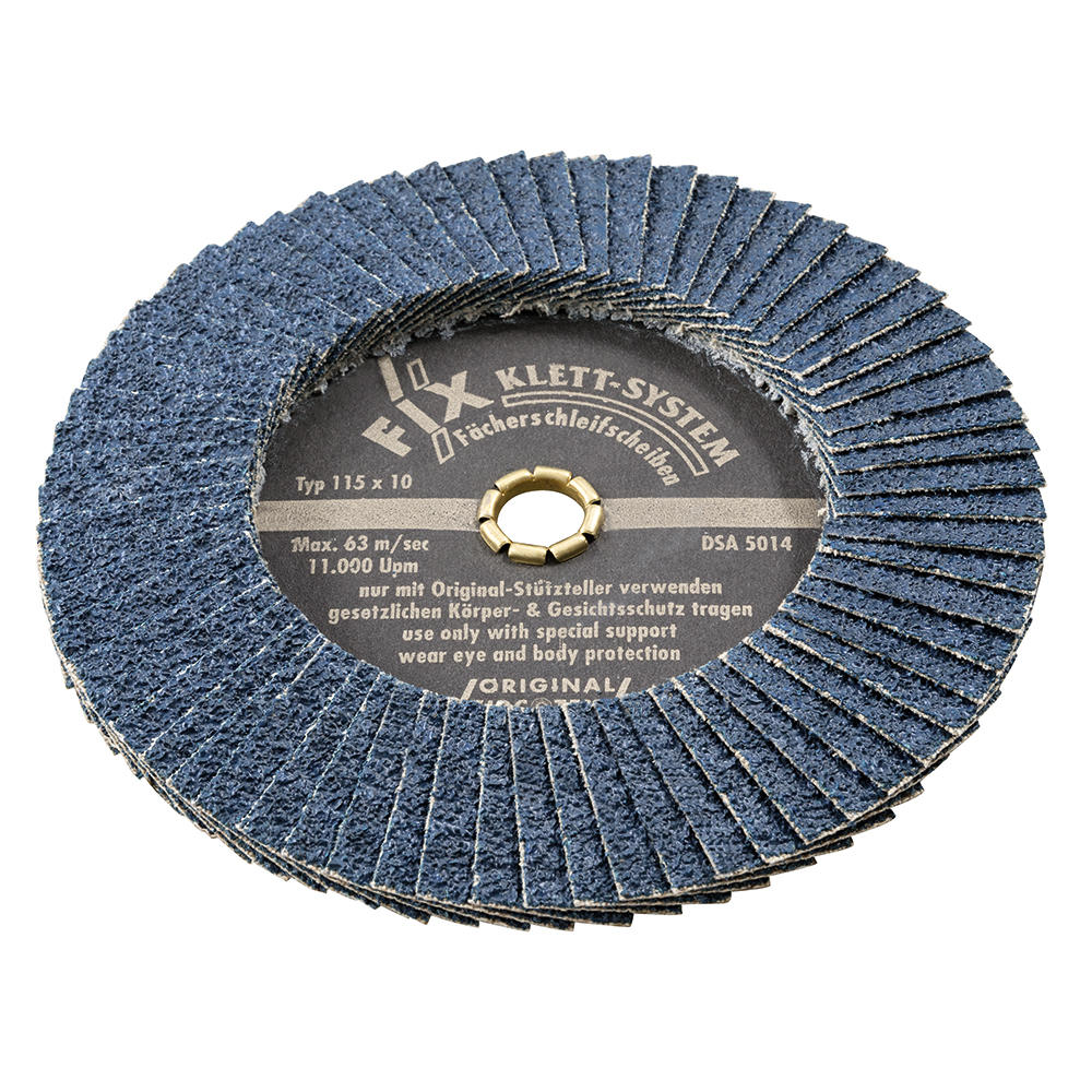 Disco abrasivo a lamelle Eisenblätter FIX KLETT Cool Top, 115 mm, grana 40