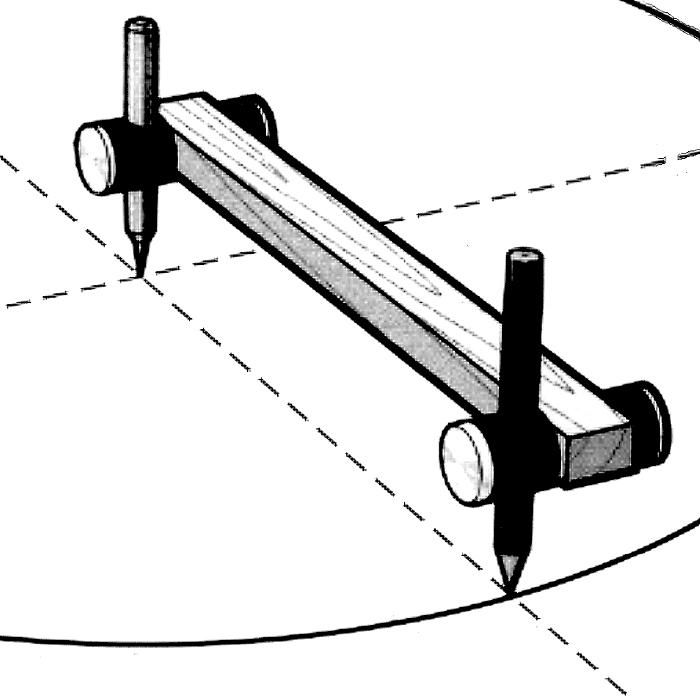Têtes à tracer pour compas sur tige Veritas®