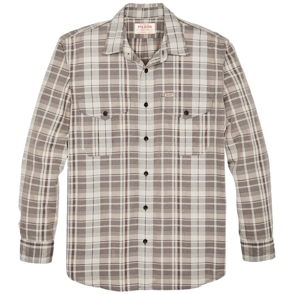 light brown/natural plaid