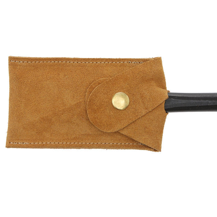 Lederschutzkappe für Stoßäxte aus dehnbarem Leder, 36-42 mm