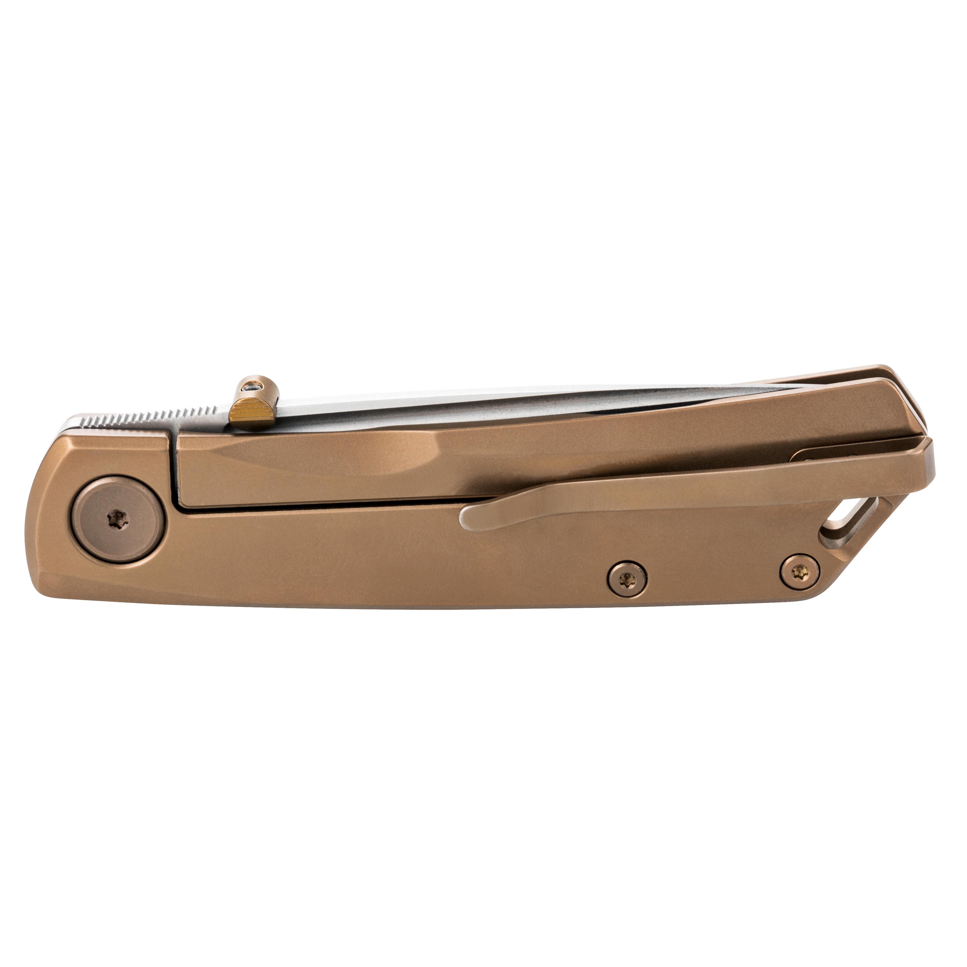 Coltello a serramanico Real Steel® »Luna Eco«, bronzo