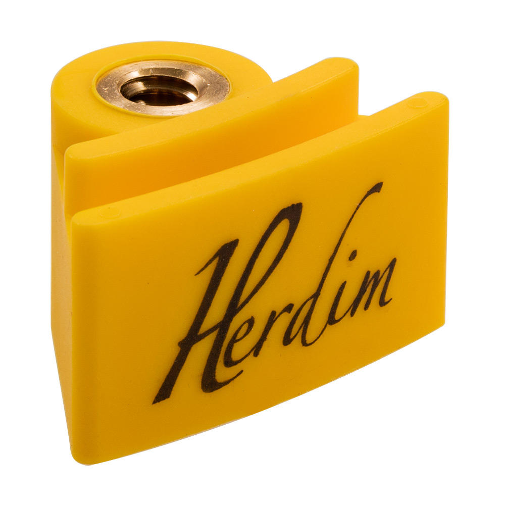 Elemento di serr. di ric. violino/viola, giallo, filettatura, »Herdim« impresso