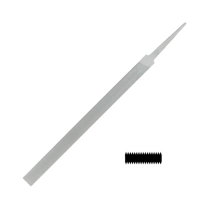 Glardon/Vallorbe® Valtitan Pillar File, Cut 0, Length 150 mm
