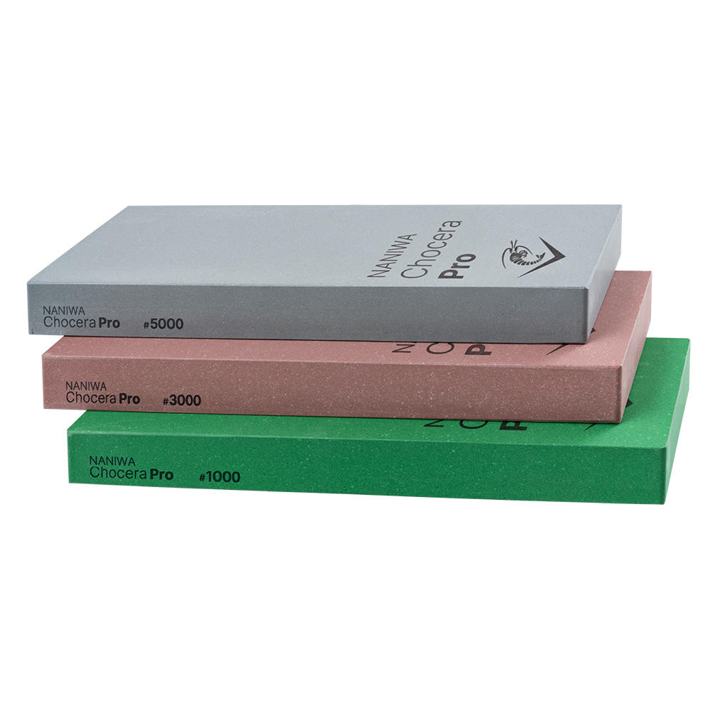 Jeu de pierres Naniwa® Chocera Pro, grains 1000, 3000, 5000