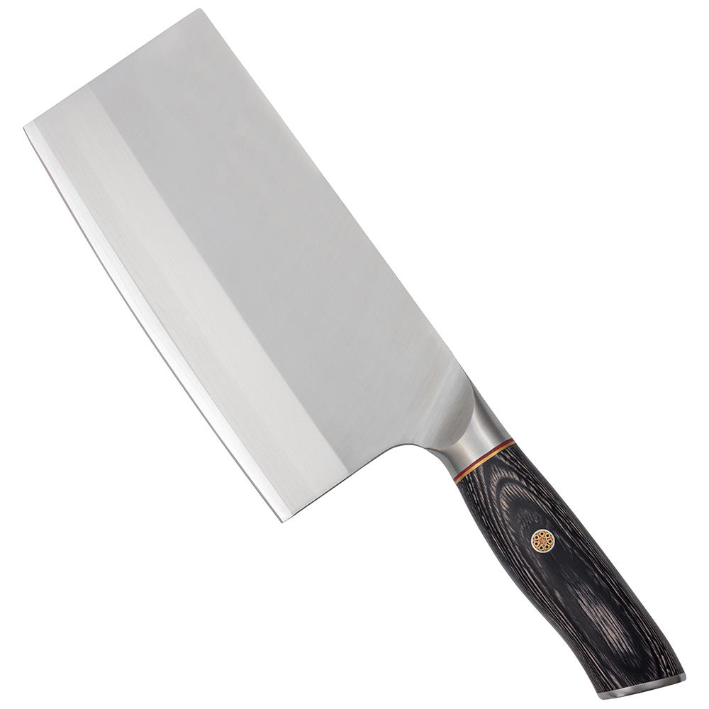 Chinese Cooking Knife, Black Pakka Wood