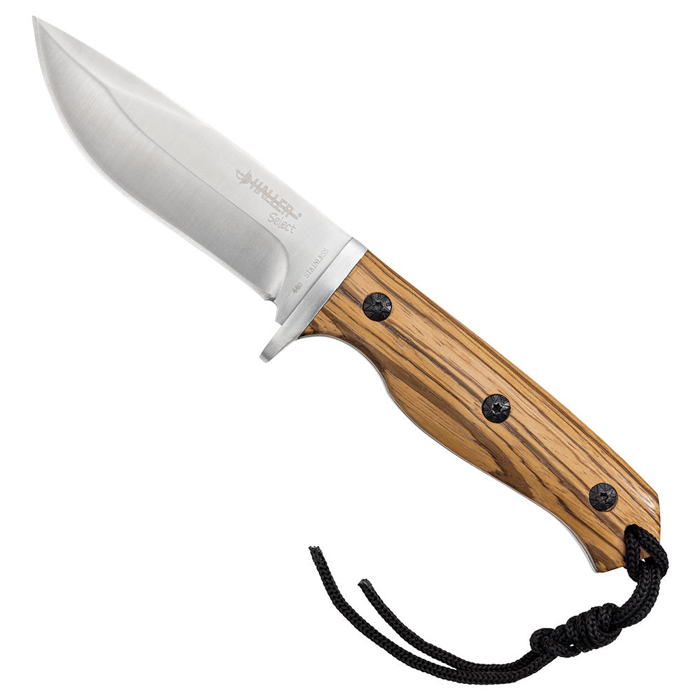 Haller® Select Jagd- und Outdoormesser »Akur«, Zebrano
