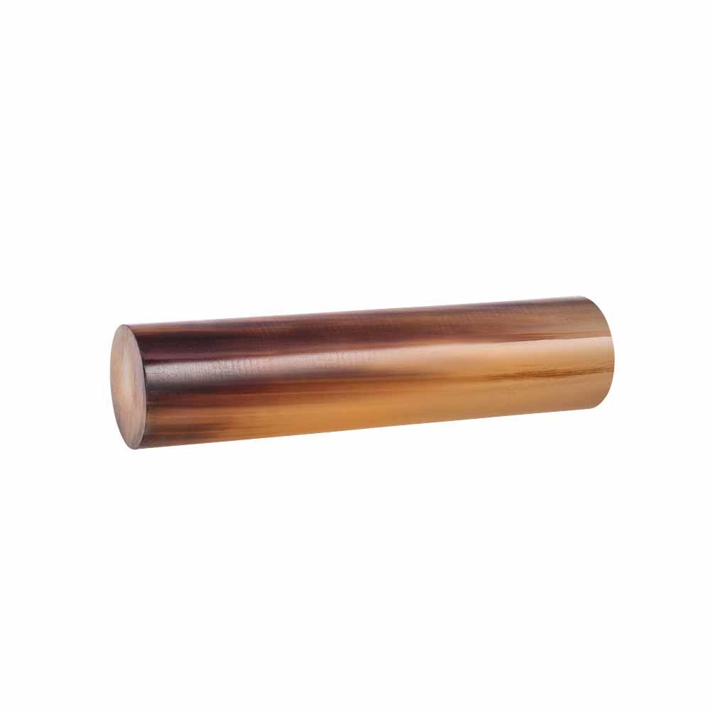 Rouleau de corne de buffle, Ø 16 x 70 mm, naturel