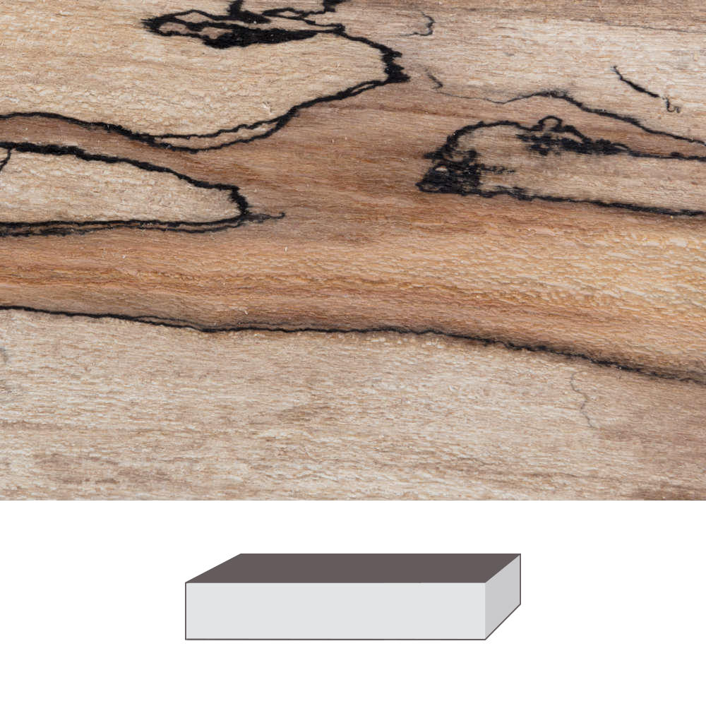 Red Beech, Spalted, 280 x 70 x 70 mm