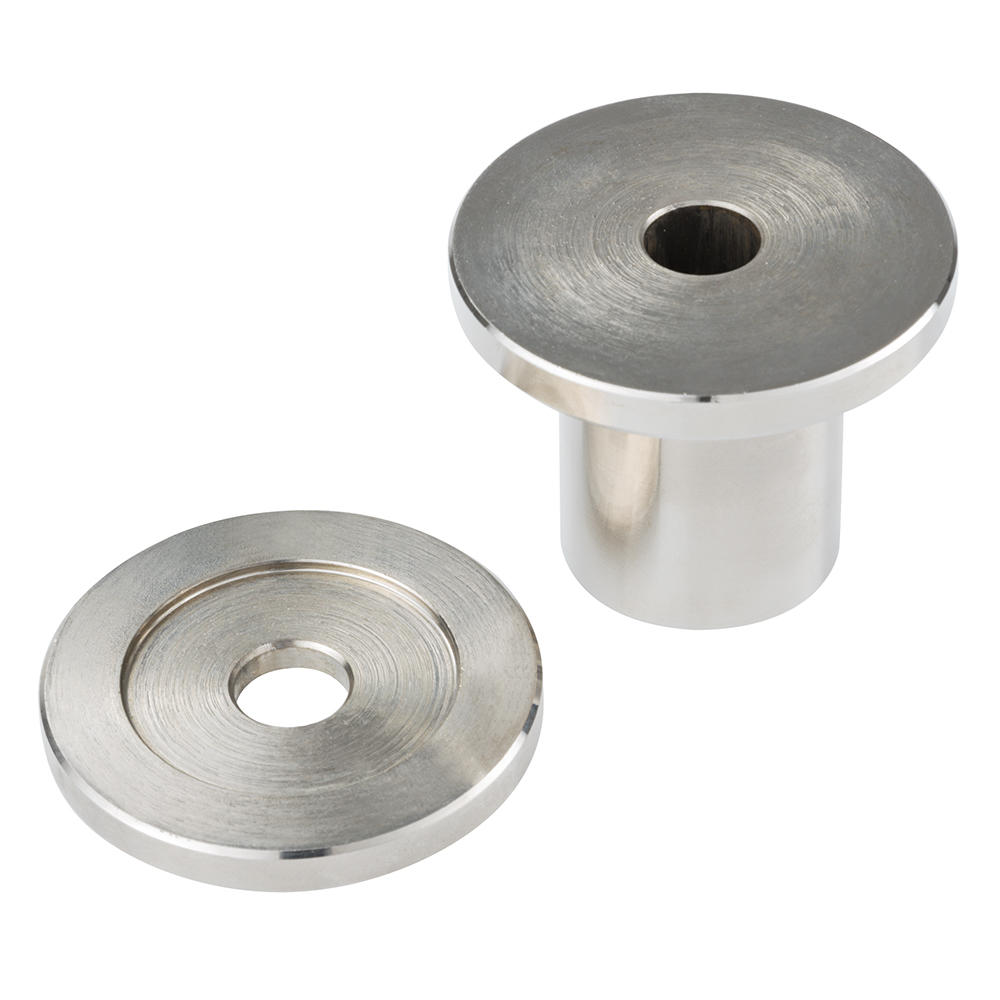 Aufnahmeflansch mit Anpressplatte, Bohrung 12,7 mm, Zapfenlänge 24 mm