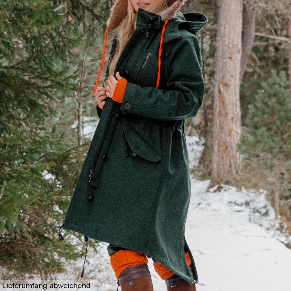 Ladies Loden Parka, Green