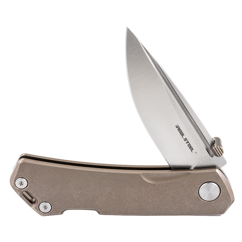 Couteau pliant Real Steel® » Luna Maius «, titane, bronze