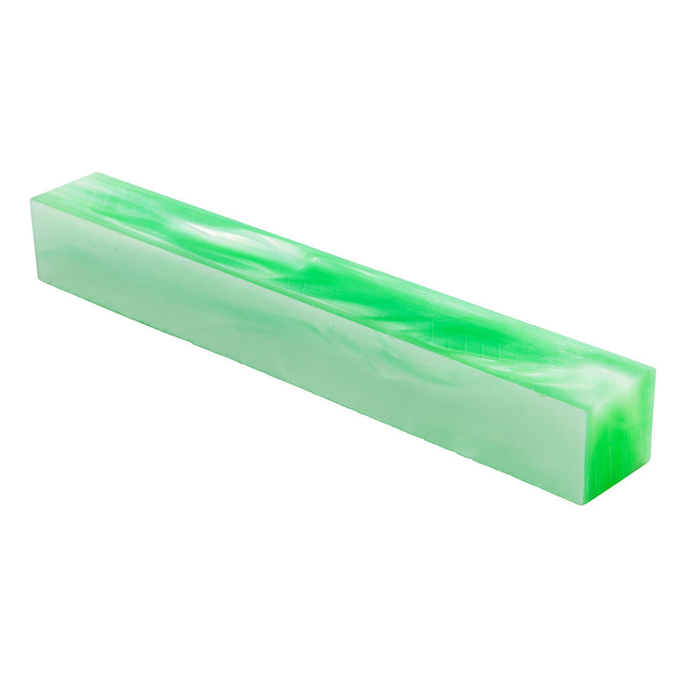 Acrylic Pen Blank, Lime Pearl