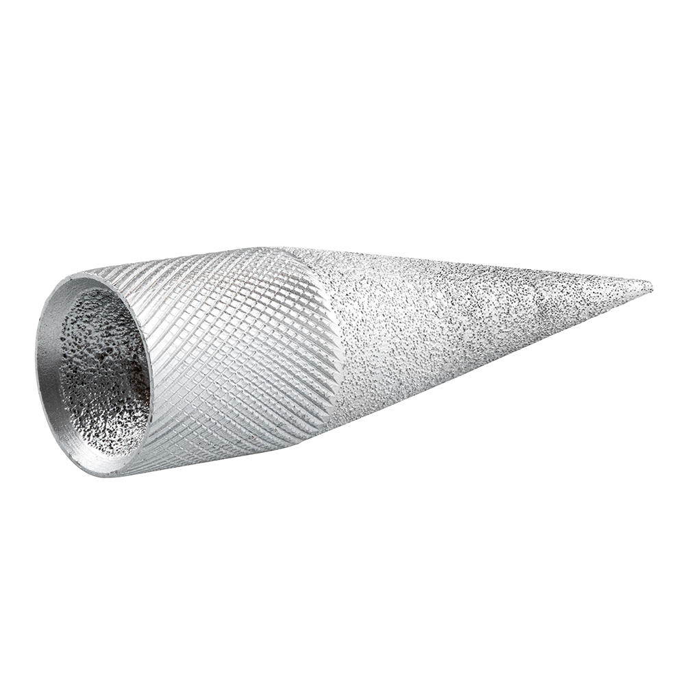 Cône d'affûtage diamanté pour emporte-pièce à frapper, polycristallin