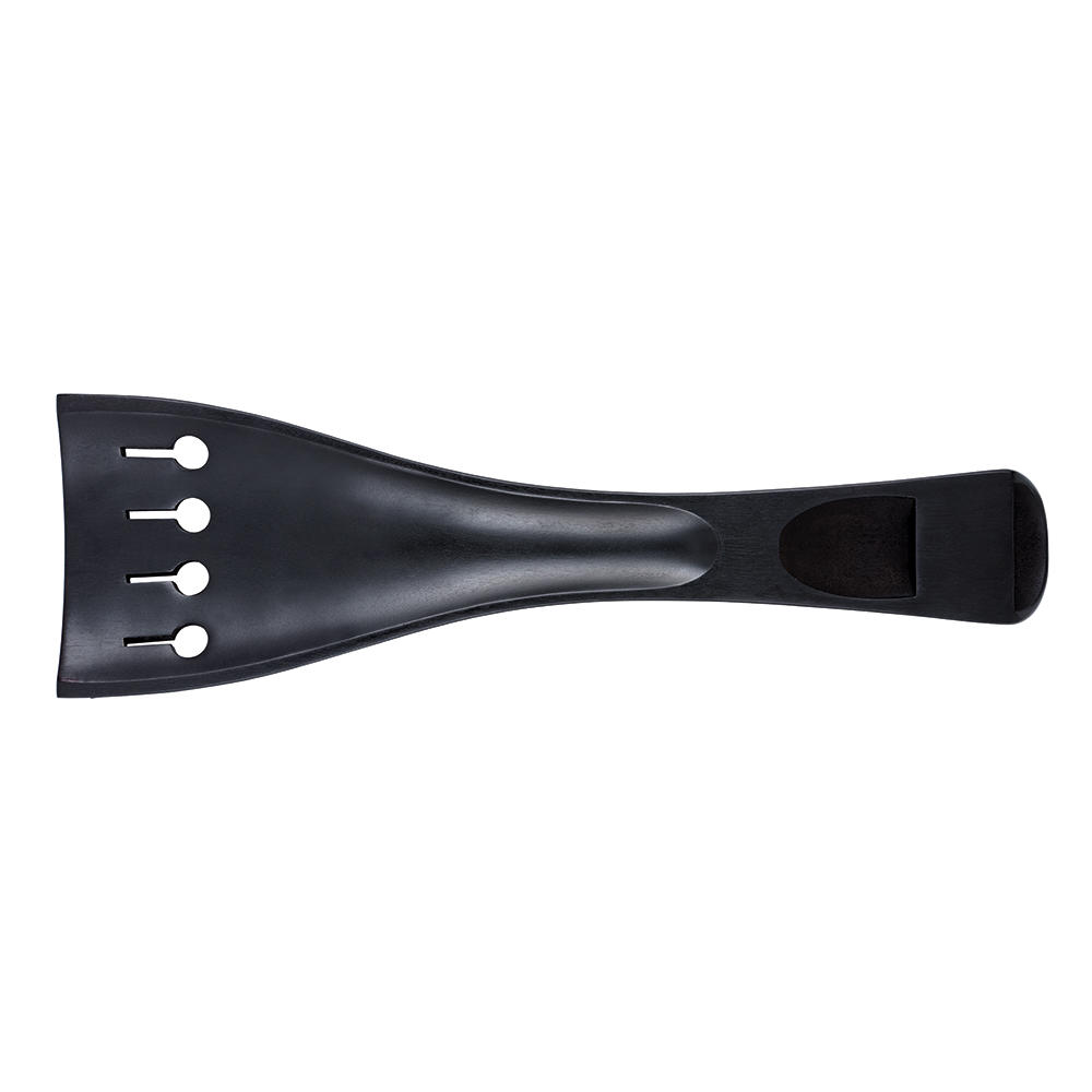 Cordier forme tulipe, bois dur, courbé, contre-éclisse noir, basse 3/4, 340 mm