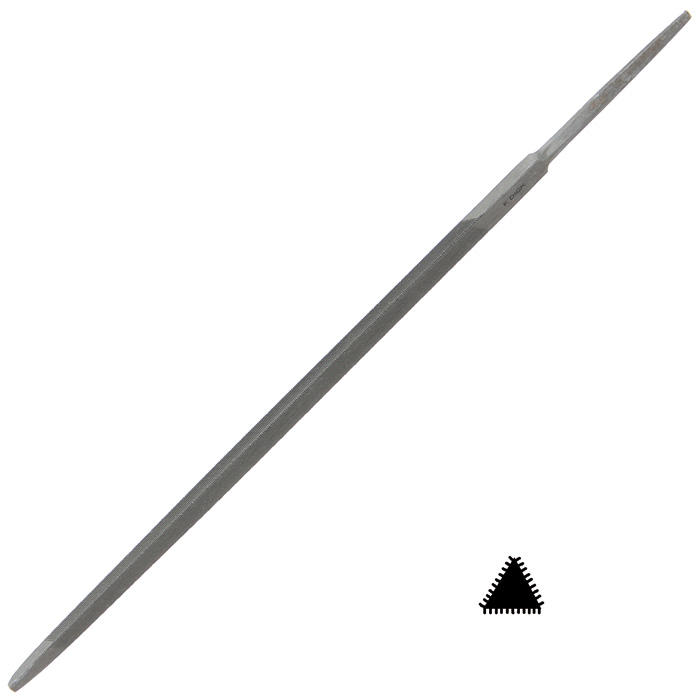 Friedr. Dick Triangular Saw Files, Double Extra-Slim, Width 4 mm