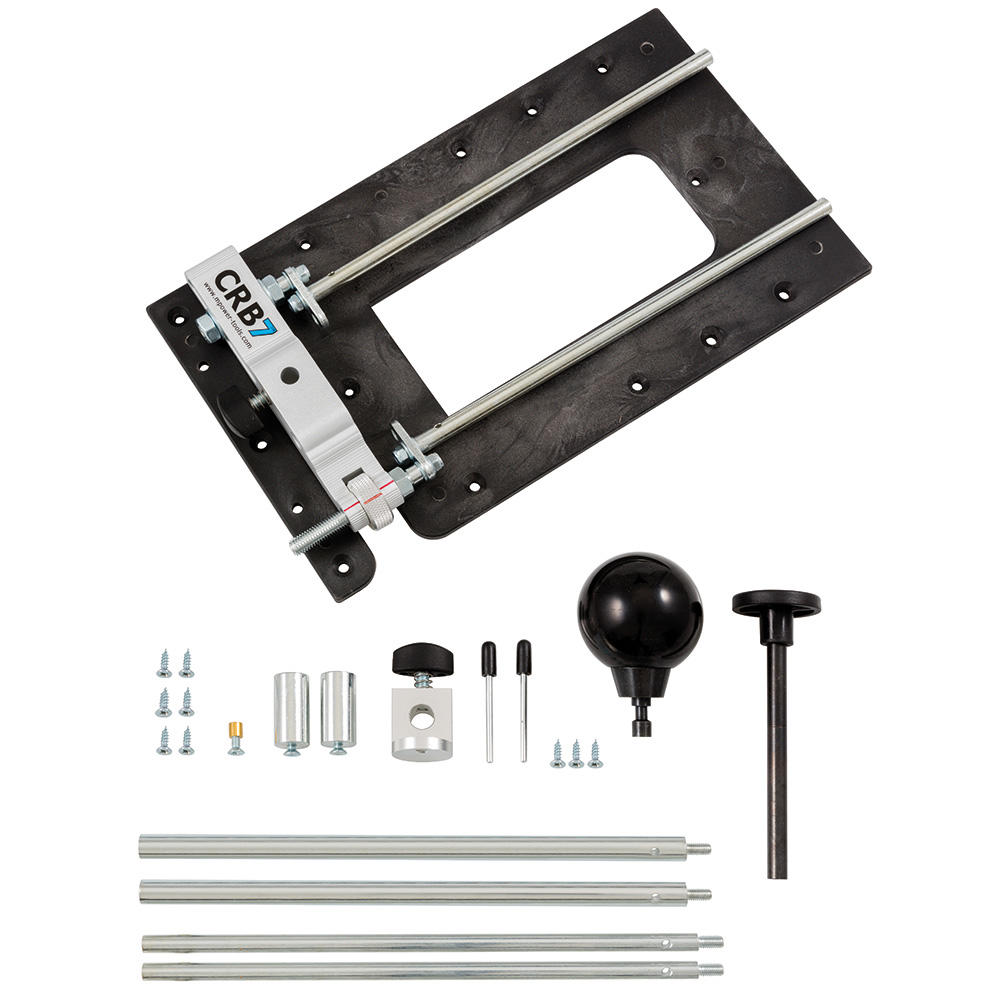M. Power Tools Multifunktions-Basisplatte für Oberfräsen CRB 7 mit 7 Funktionen
