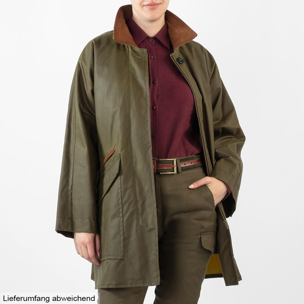 Damen Wachsjacke, grün