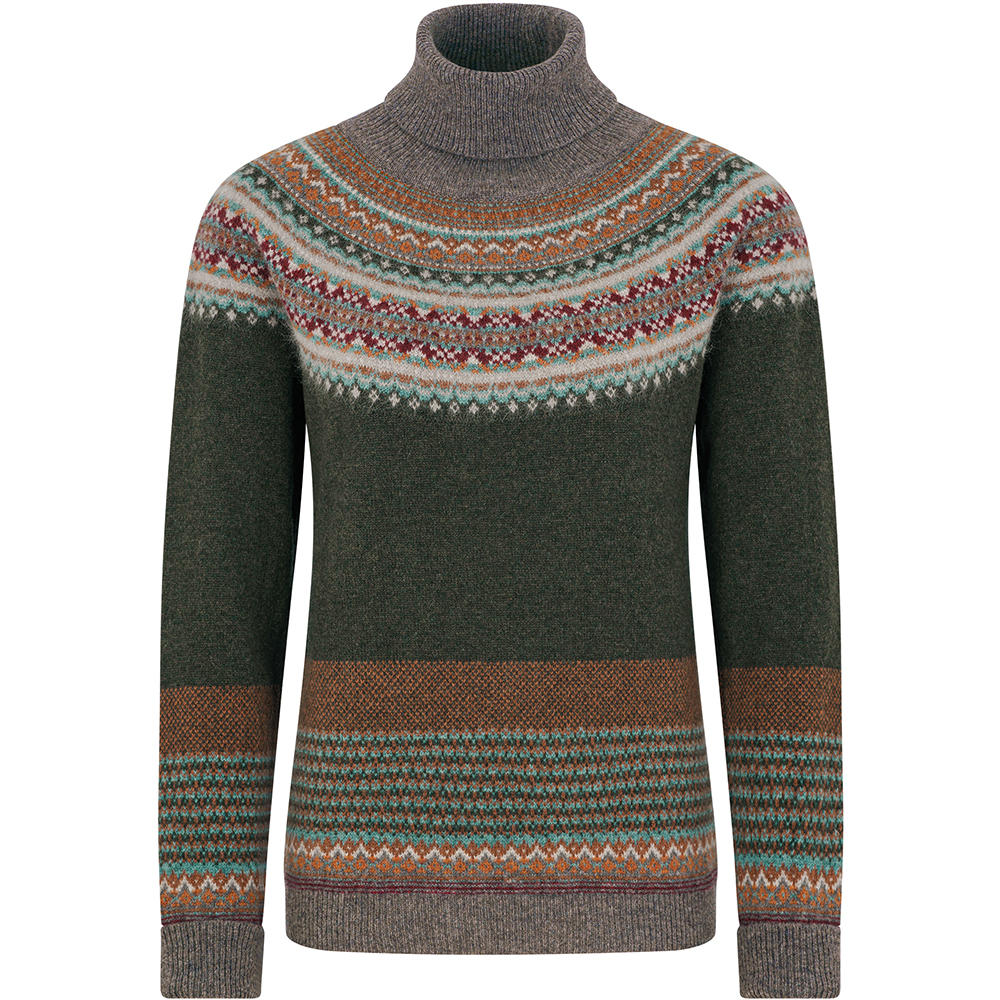 Pull à col roulé pour femme Eribé Fair Isle