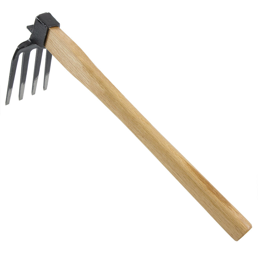 One-handed Prong Hoe
