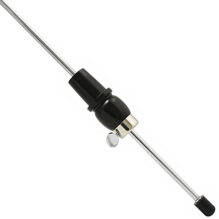 Puntale per contrabbasso c:dix® standard, cromato, cono in ebano Ø 29 mm, 370 mm
