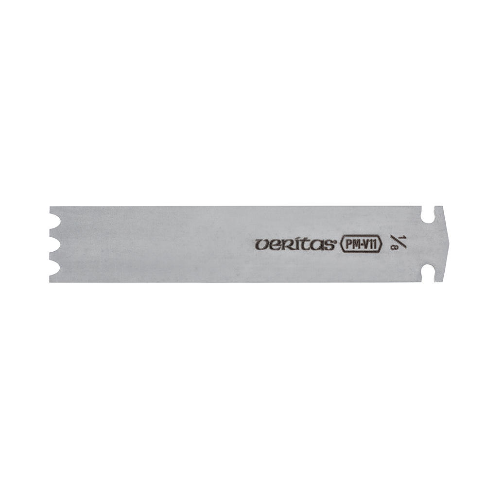 Fer pour reliefs à trois dents pour rabot combiné Veritas®, ⅛ pouce, PM-V11