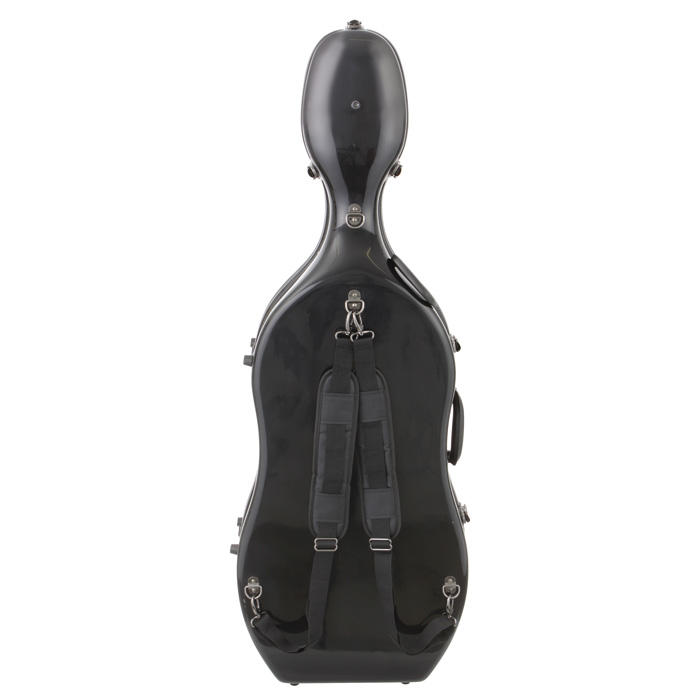 Jakob Winter® Glasfaserkoffer, Cello 4/4, schwarz
