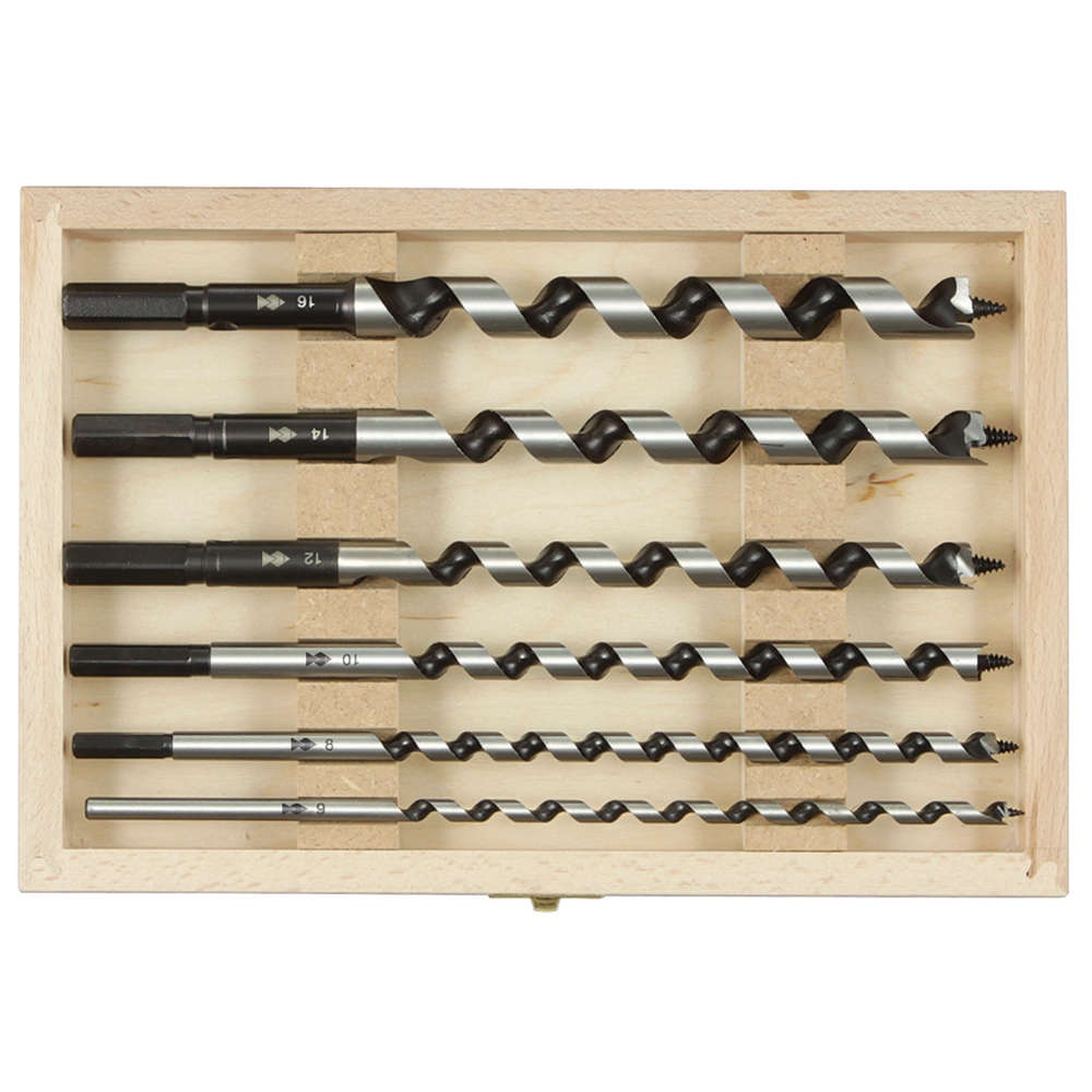 Jeu de mèches de tarière à bois Fisch®, 6 pièces, 235 mm