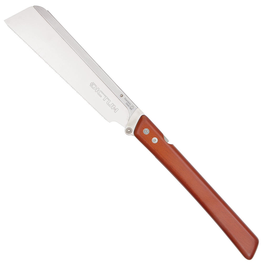 DICTUM® Robusuta® Folding Saw, Dozuki Universal®, Stained Beechwood Handle