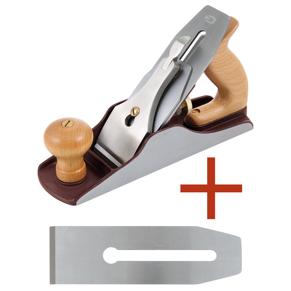 DICTUM® Schlichthobel Nr. 4½, SK4-Eisen, inkl. Ersatzeisen