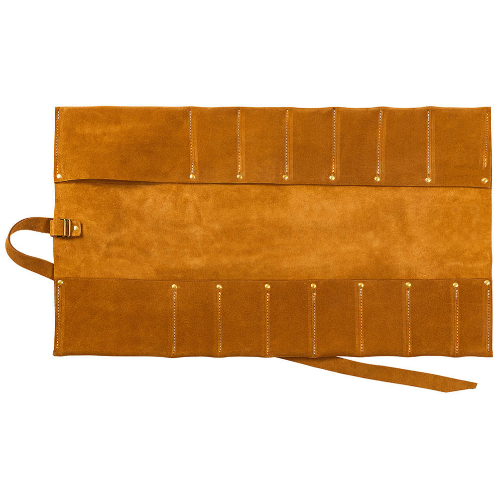 Leather Tool Roll, 12 Pockets