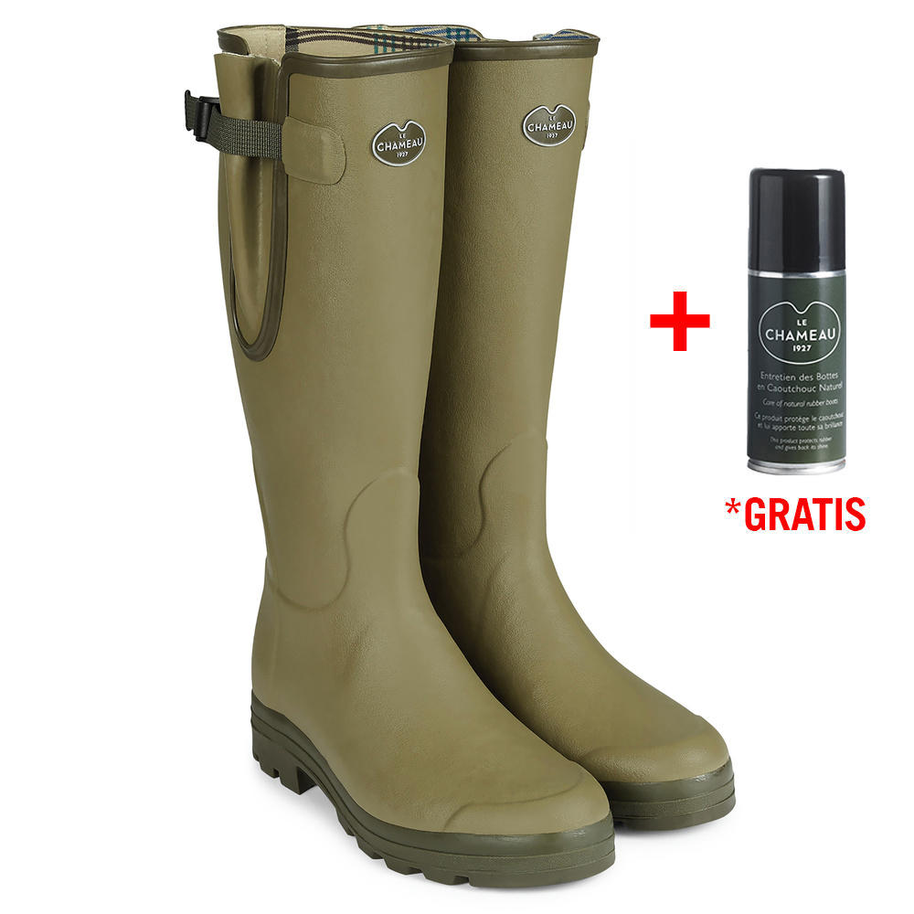 Bottes en caoutchouc pour homme Le Chameau » Vierzon «, doublure en jersey