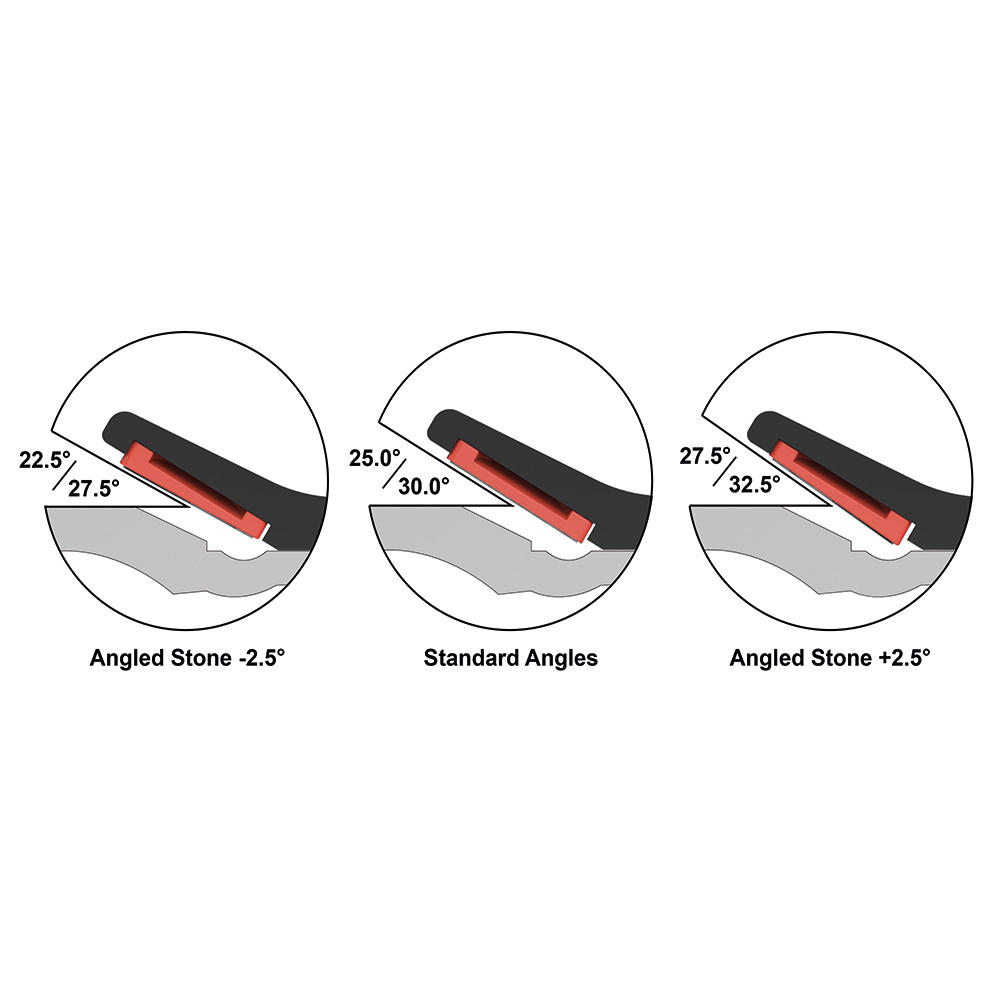 M. Power Tools DC™ Fasttrack Diamond Stone, Angled by 2.5°, Extra-coarse