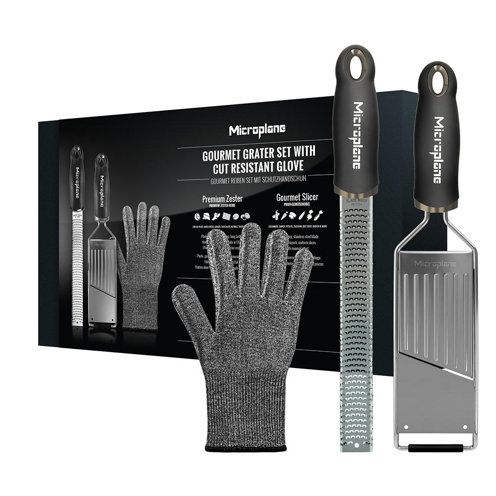 Microplane® Gourmet Kitchen Rasps, 3-piece Set Microplane® Gourmet Kitchen Rasps, 3-piece Set