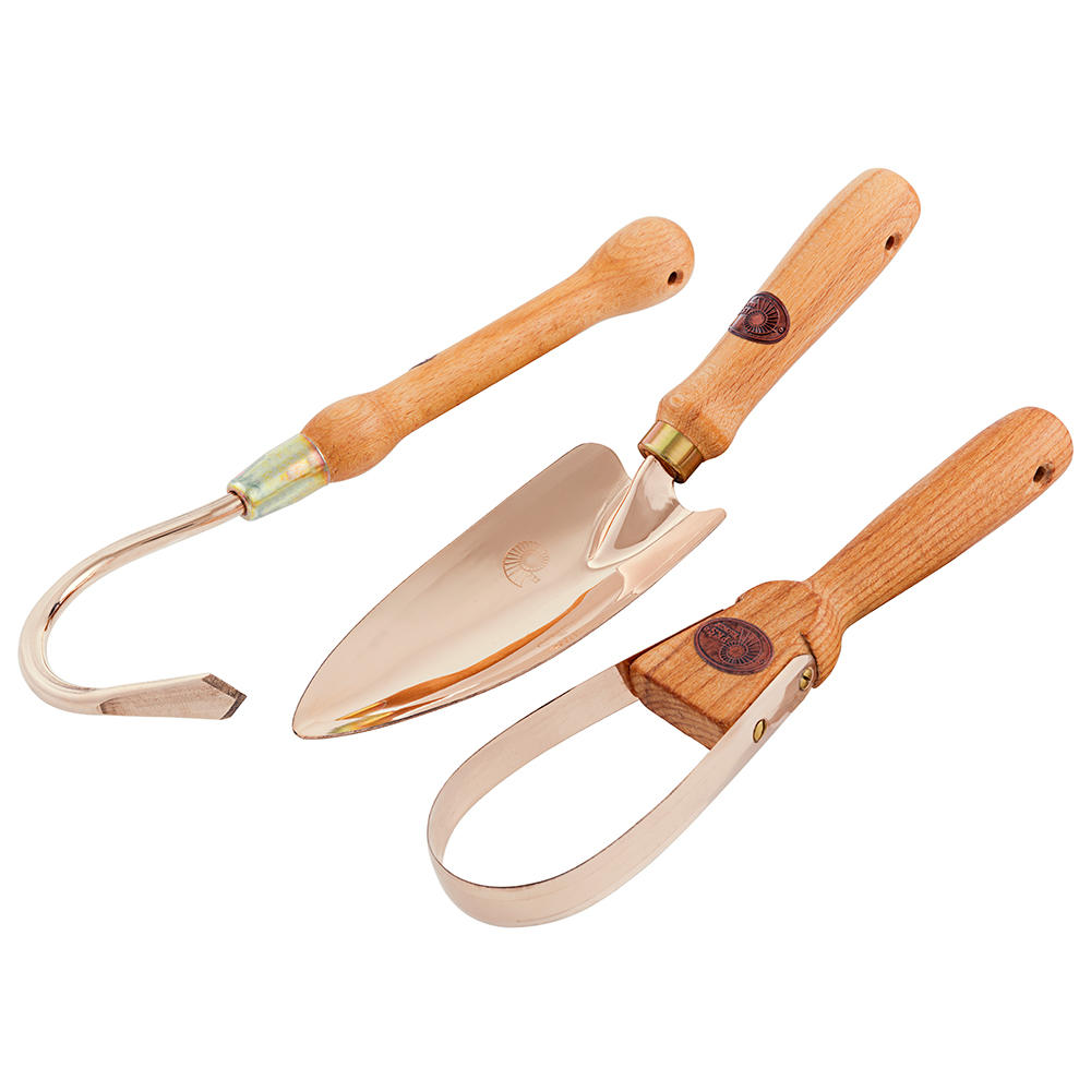 Set per lavorazione del terreno PKS »Cornucas«, 3 pezzi, rame