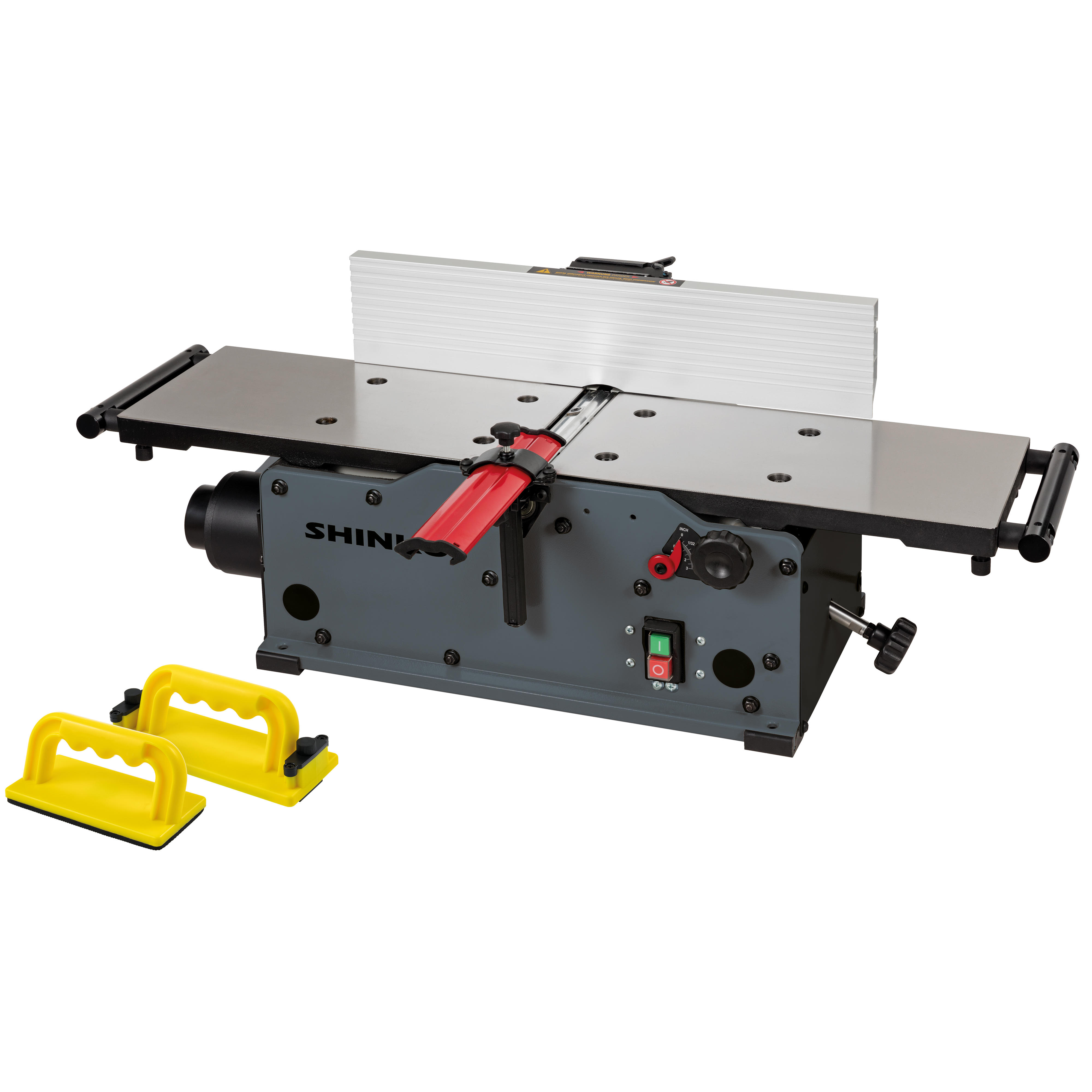 Shinko® Abrichthobelmaschine AH200s, Tische aus Gusseisen