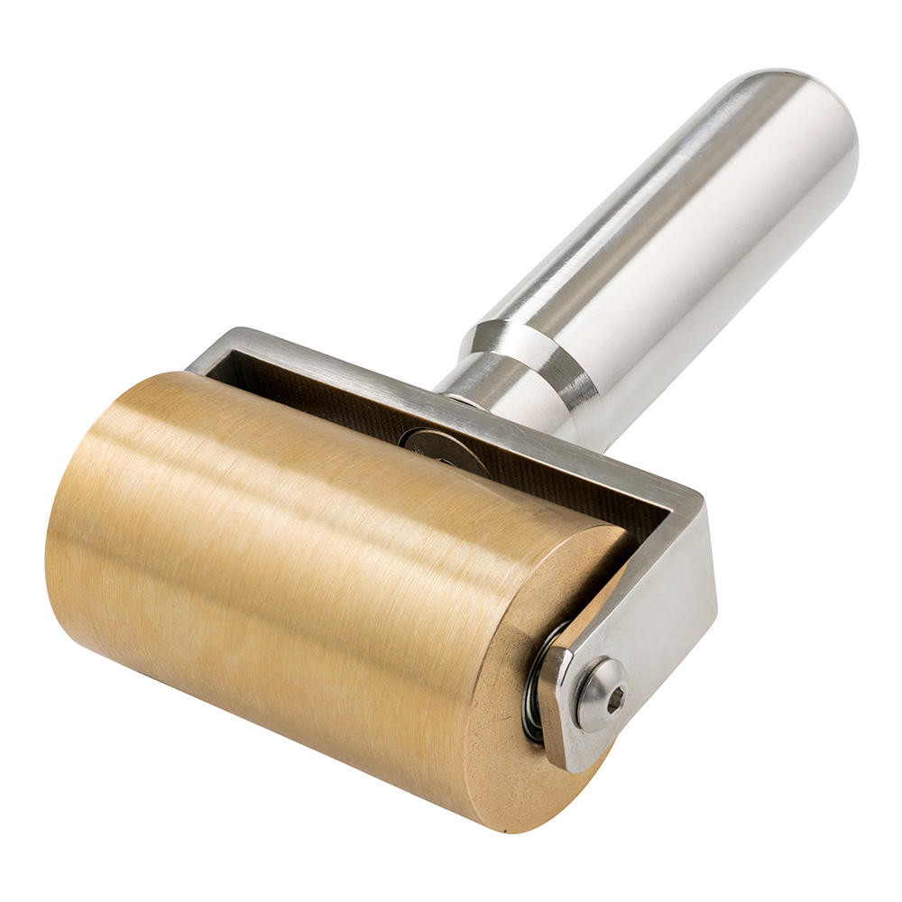 Profi Andruckrolle, Messing, Rollenbreite 65 mm