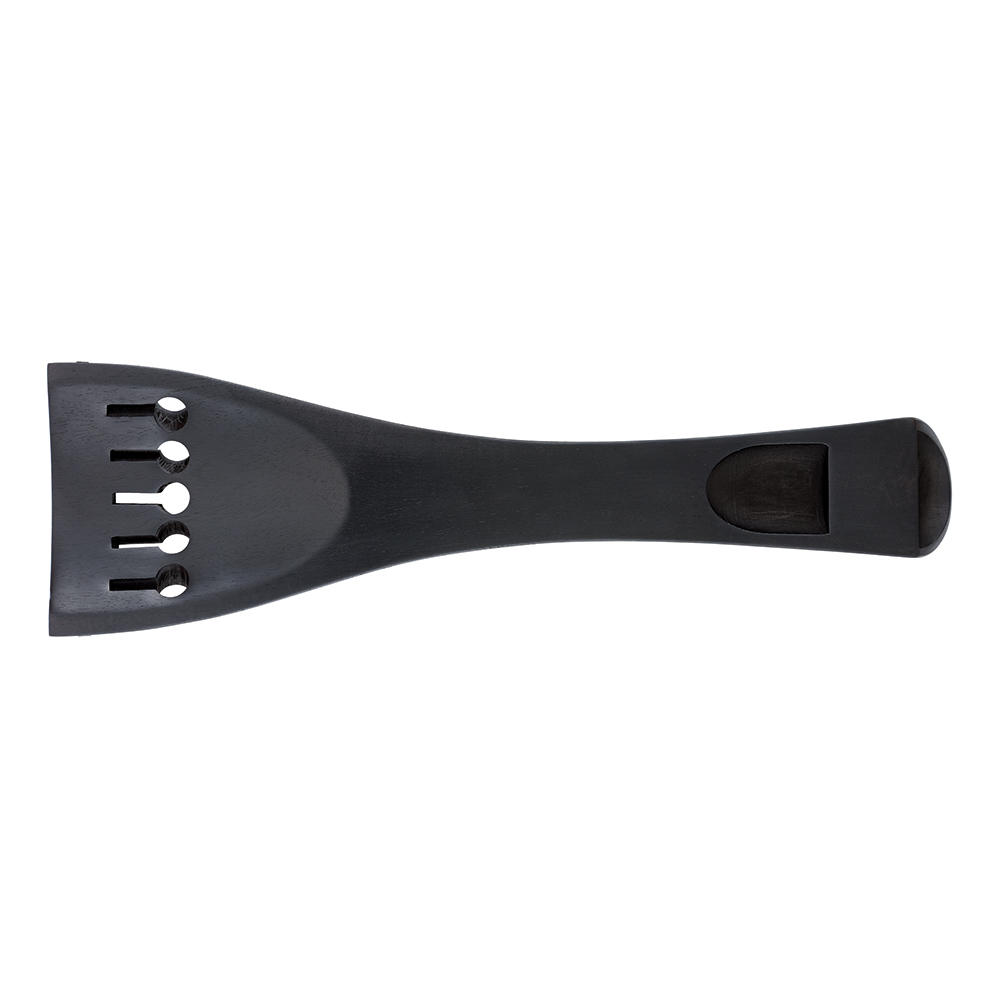 Cordier forme tulipe, ébène, contre-éclisse noir, basse 3/4 à 5 cordes, 340 mm