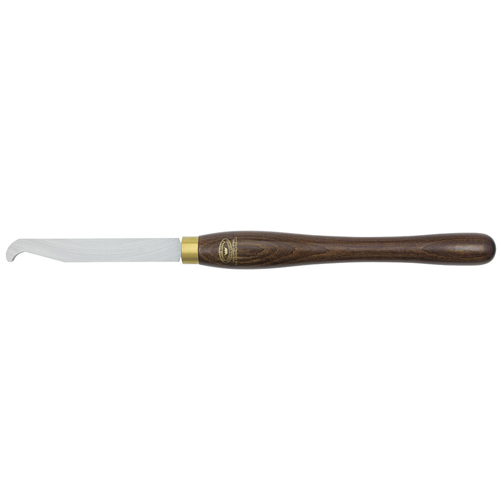 Utensile di finitura per ciotole Crown®, oblungo, impugn. in faggio mordenzato