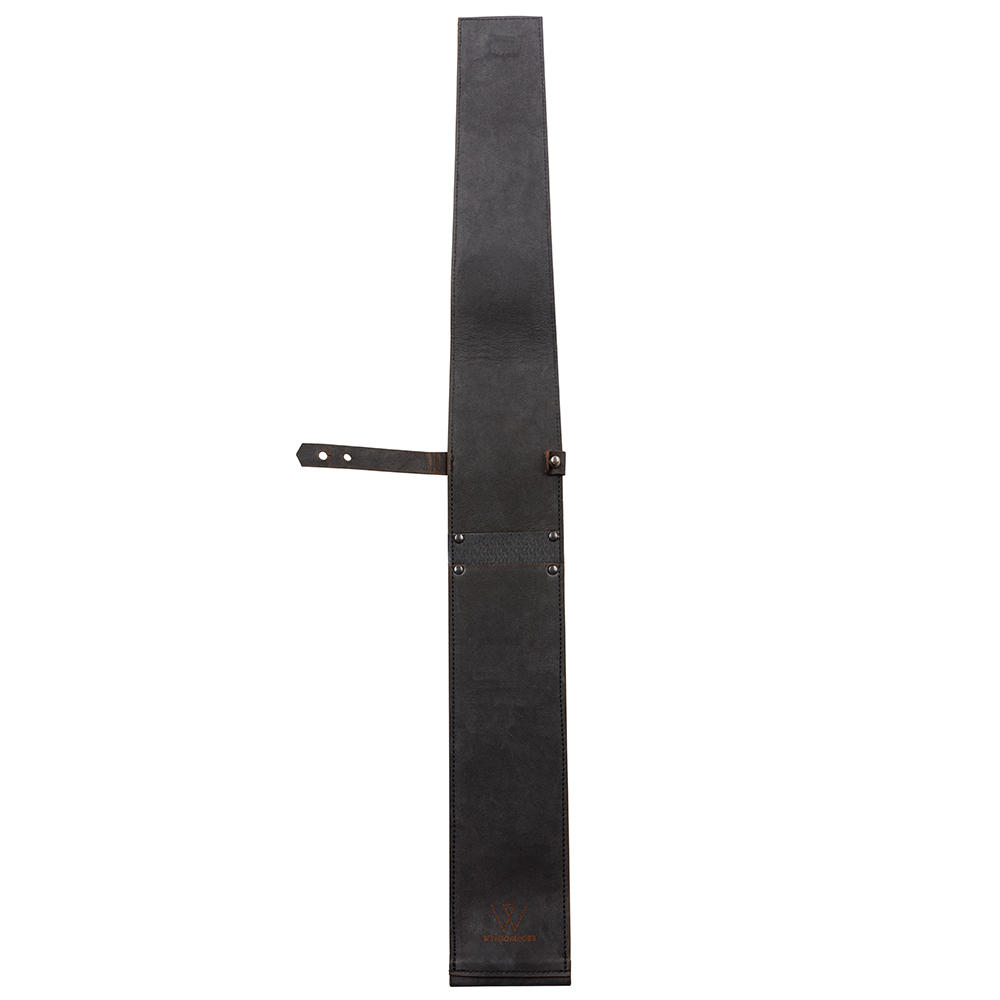 Sacoche à couteaux, cuir de bovin avec protection Kevlar, noire, taille 3